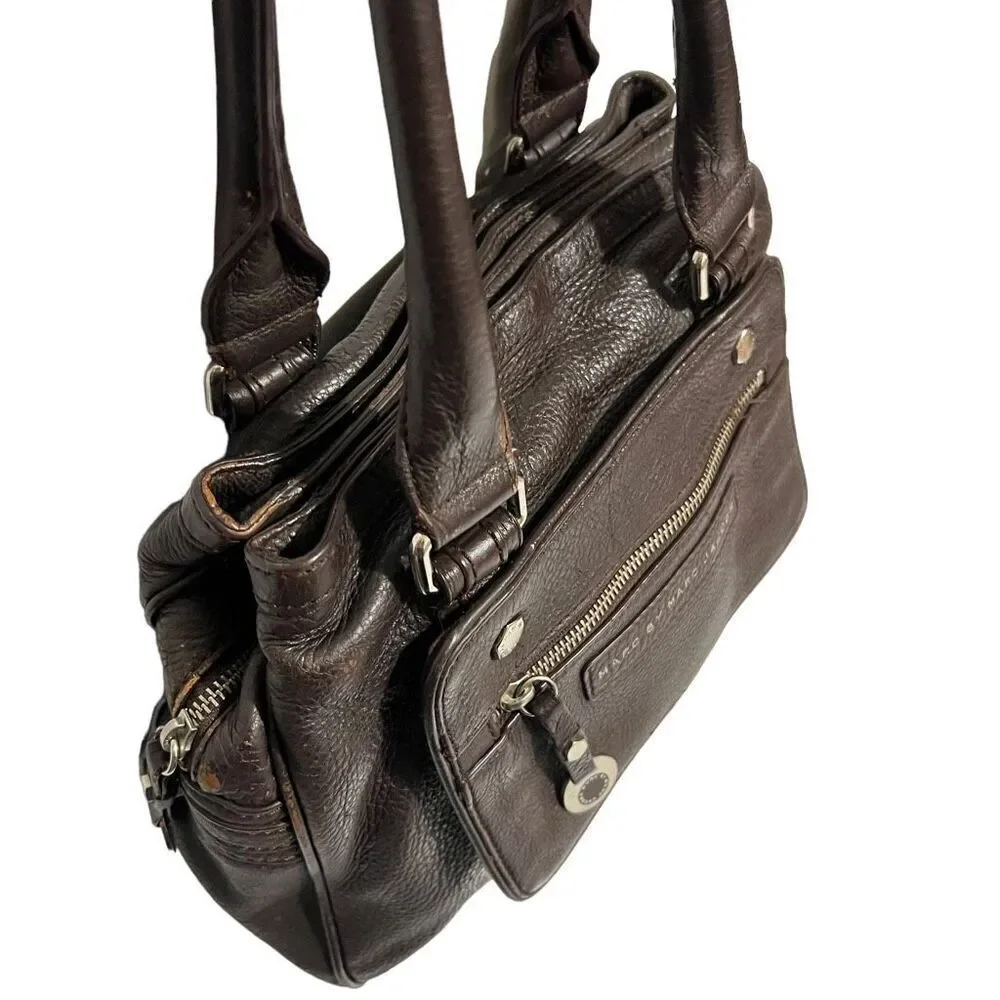 MARC BY MARC JACOBS Brown Leather Shoulder Bag